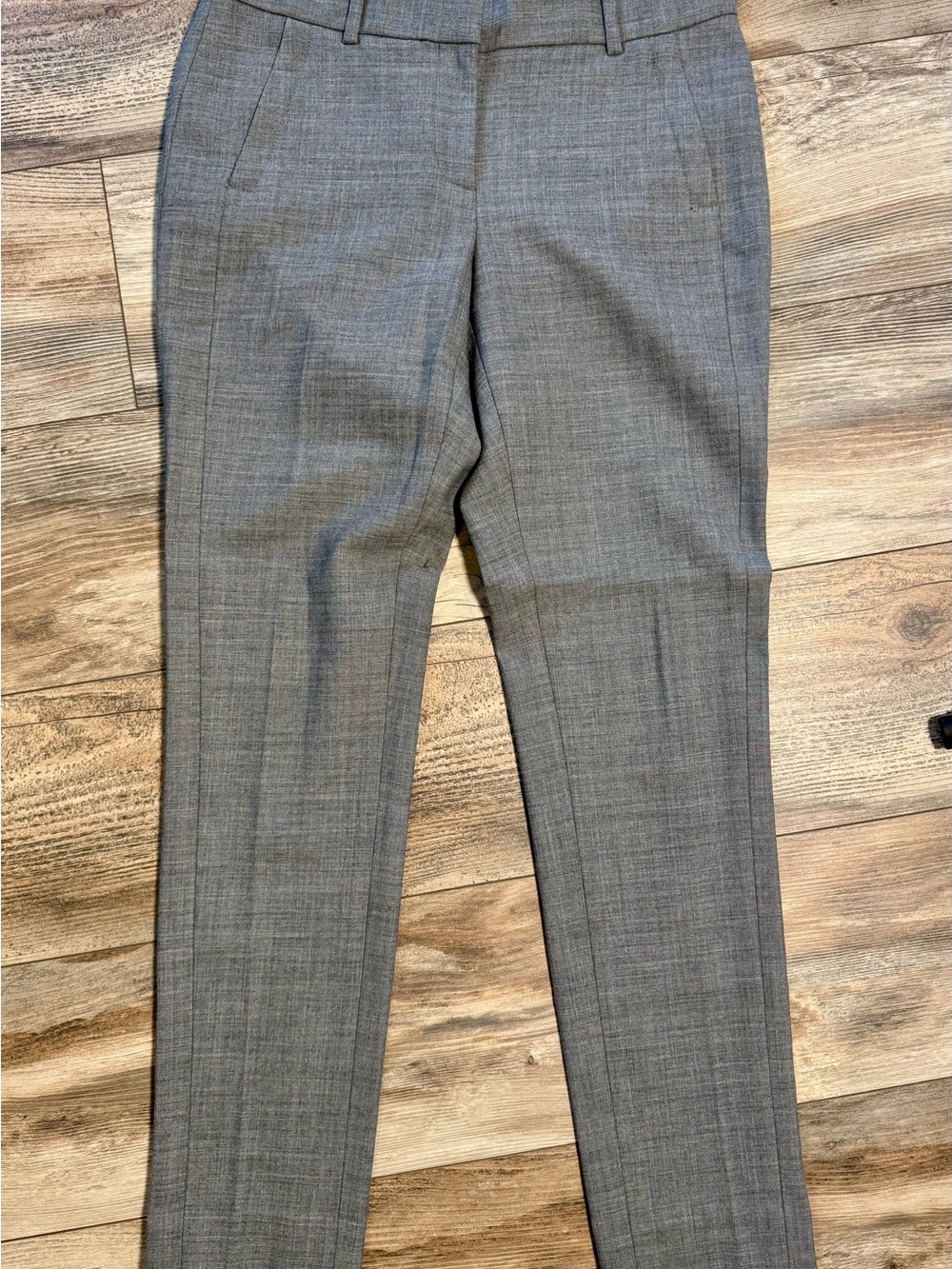 J. Crew Gray Straight Leg Trousers